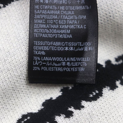 Balenciaga 23SS 724852 Logomaia All Over Cardigan V-neck Thick Knit Cardigan