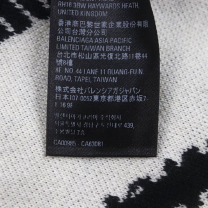 Balenciaga 23SS 724852 Logomaia All Over Cardigan V-neck Thick Knit Cardigan