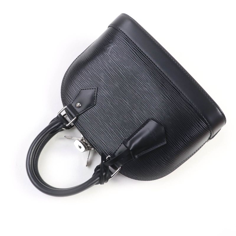 Louis Vuitton M24645 Alma BB Epi Leather Noir Black Epi 2way Hand And Shoulder