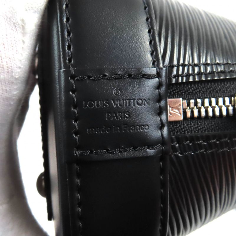 Louis Vuitton M24645 Alma BB Epi Leather Noir Black Epi 2way Hand And Shoulder