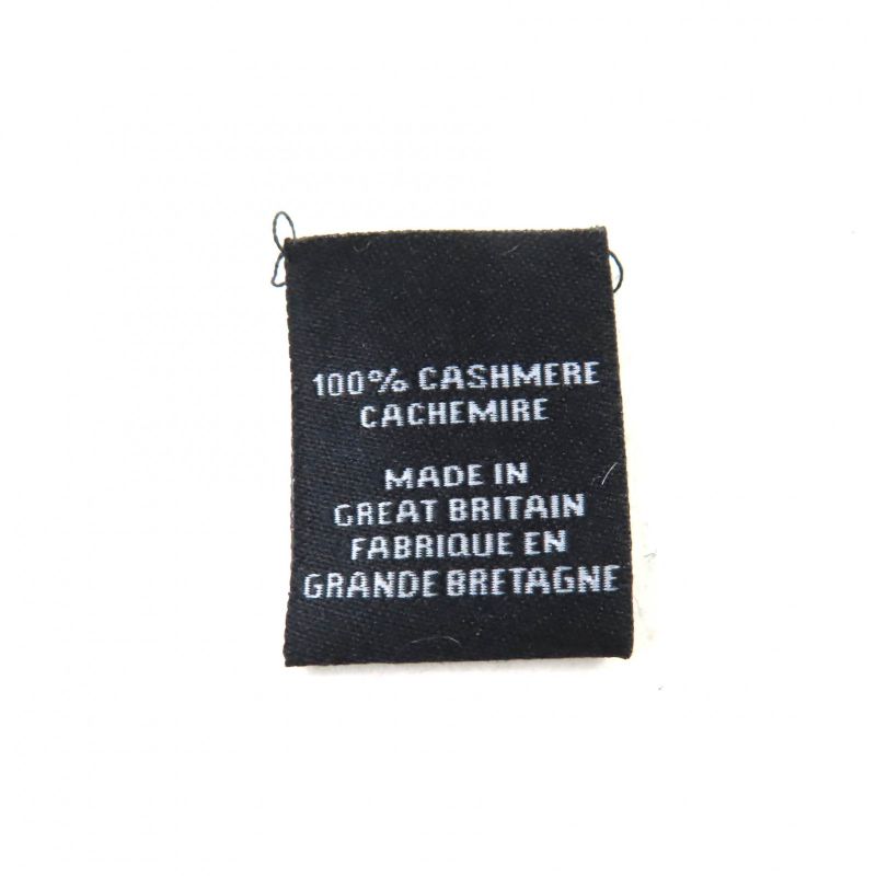 CHANEL 100% Cashmere Knitted Gloves With Coco Badge Gloves Grey Pink With Box