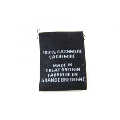 CHANEL 100% Cashmere Knitted Gloves With Coco Badge Gloves Grey Pink With Box