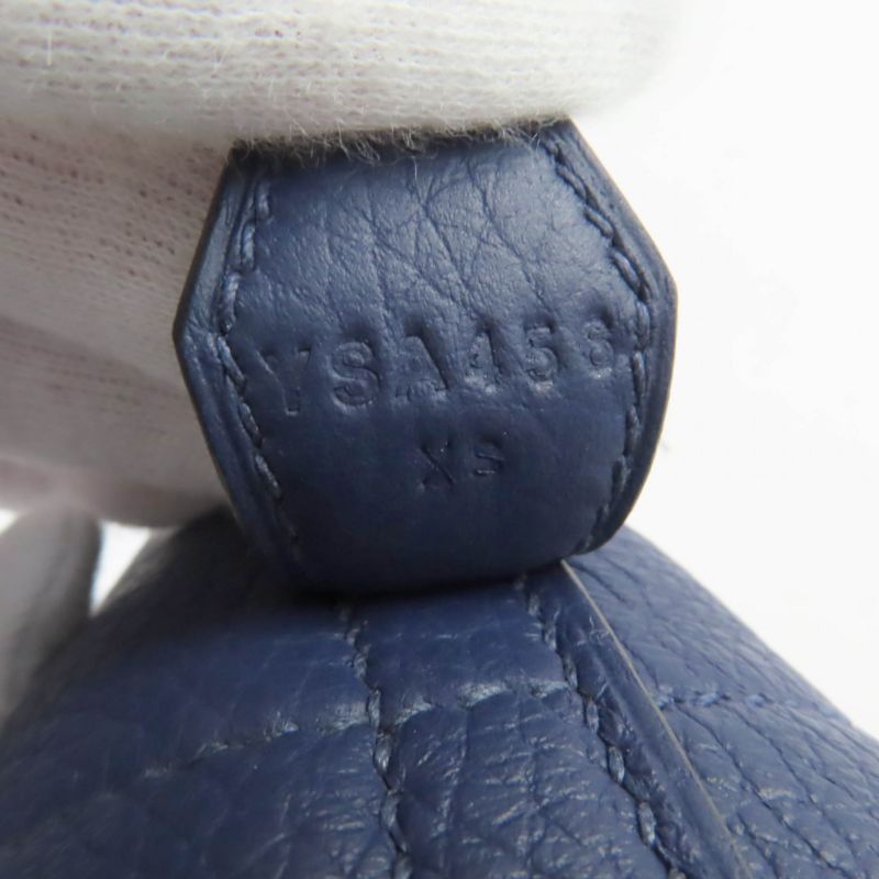 Hermes Bolide 31 Taurillon Clemence Blue Saphir Silver Hardware Handbag