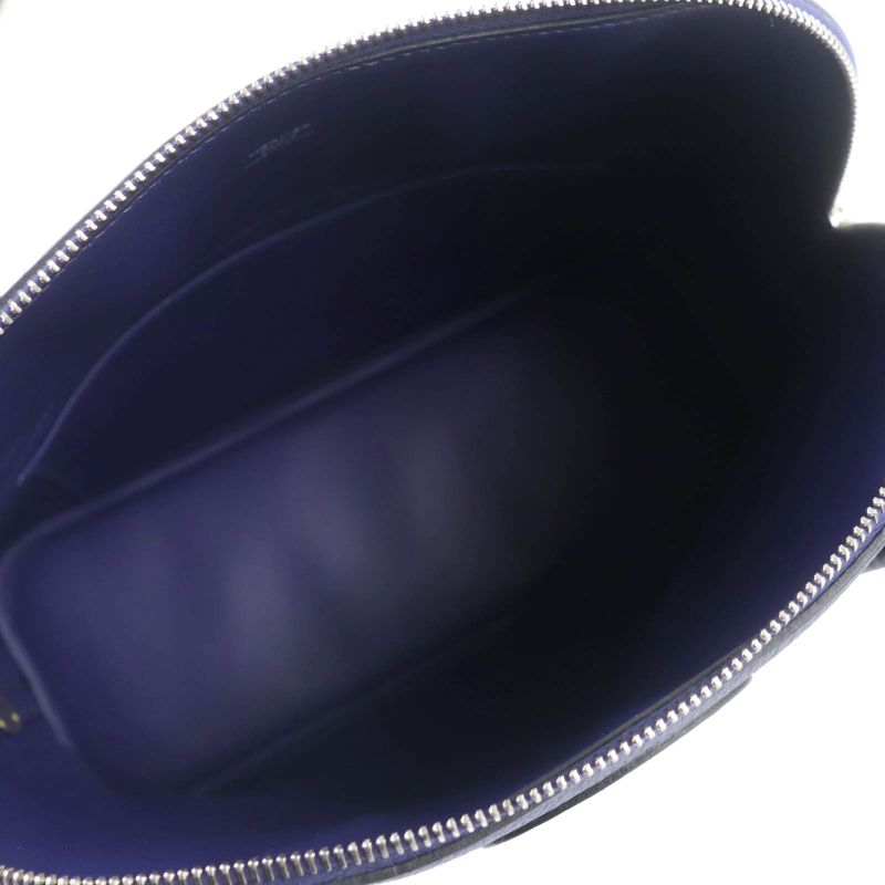 Hermes Bolide 31 Taurillon Clemence Blue Saphir Silver Hardware Handbag
