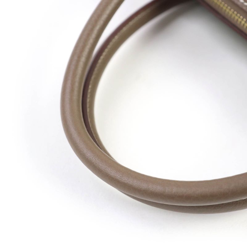 Hermes Bolide 31 Taurillon Clemence Etoupe Gold Hardware Handbag Engraved U