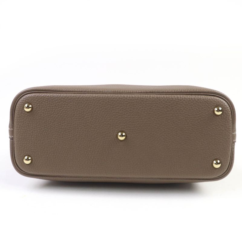 Hermes Bolide 31 Taurillon Clemence Etoupe Gold Hardware Handbag Engraved U