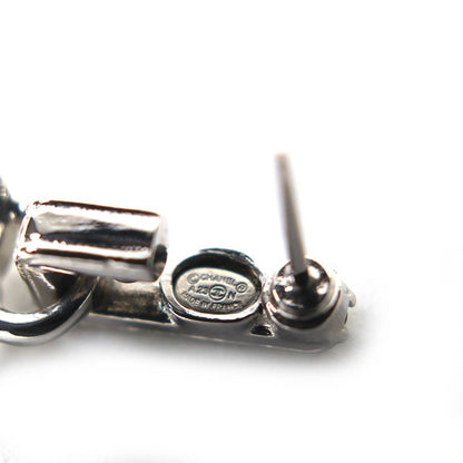 CHANEL Abb537 A23N Coco Mark Matelasse Bag Rhinestone Earrings For Both Ears