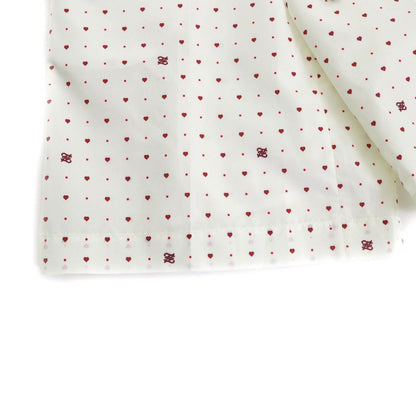 Fendi 2021 Fab259 Logo Heart Total Pattern Swim Pants Shorts Ivory Red S Made