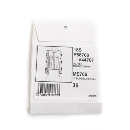 CHANEL 18S P58708 100% Cotton Coco Button Flower Lace Decoration Washed Cut Off