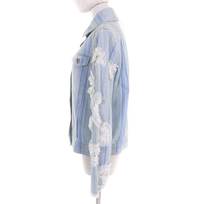 CHANEL 18S P58708 100% Cotton Coco Button Flower Lace Decoration Washed Cut Off