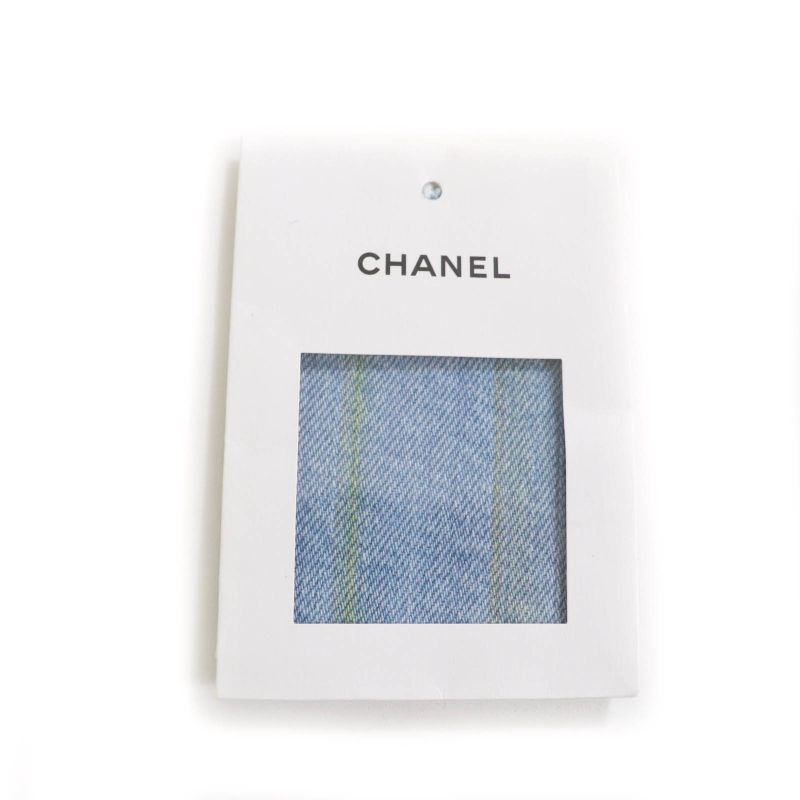 CHANEL 18S P58708 100% Cotton Coco Button Flower Lace Decoration Washed Cut Off