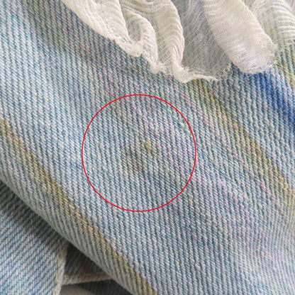 CHANEL 18S P58708 100% Cotton Coco Button Flower Lace Decoration Washed Cut Off