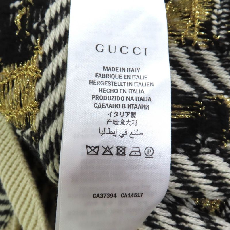 Gucci 574208 Oversized GG Stripe Jacquard Short Sleeve Knit Multi XXS Made In