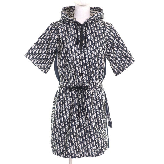 Christian DIOR 127r40a2970 Bee Embroidered Oblique Short Length Hooded Short