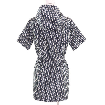 Christian DIOR 127r40a2970 Bee Embroidered Oblique Short Length Hooded Short