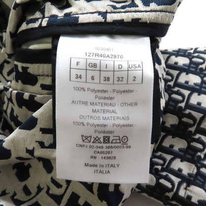 Christian DIOR 127r40a2970 Bee Embroidered Oblique Short Length Hooded Short