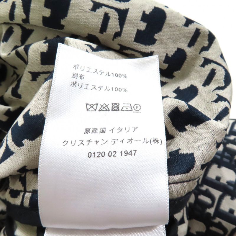 Christian DIOR 127r40a2970 Bee Embroidered Oblique Short Length Hooded Short