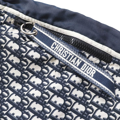 Christian DIOR 127r40a2970 Bee Embroidered Oblique Short Length Hooded Short