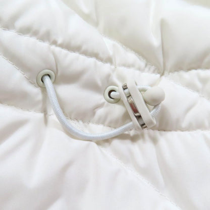 Hermes 24AW 4h0169dr Pocketable Serie Rubber Patched Zip Up Down Vest Blanc 34