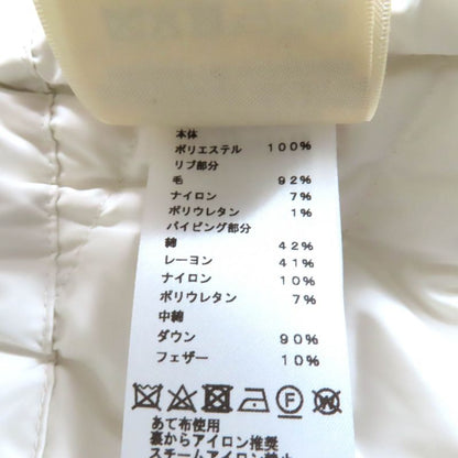 Hermes 24AW 4h0169dr Pocketable Serie Rubber Patched Zip Up Down Vest Blanc 34