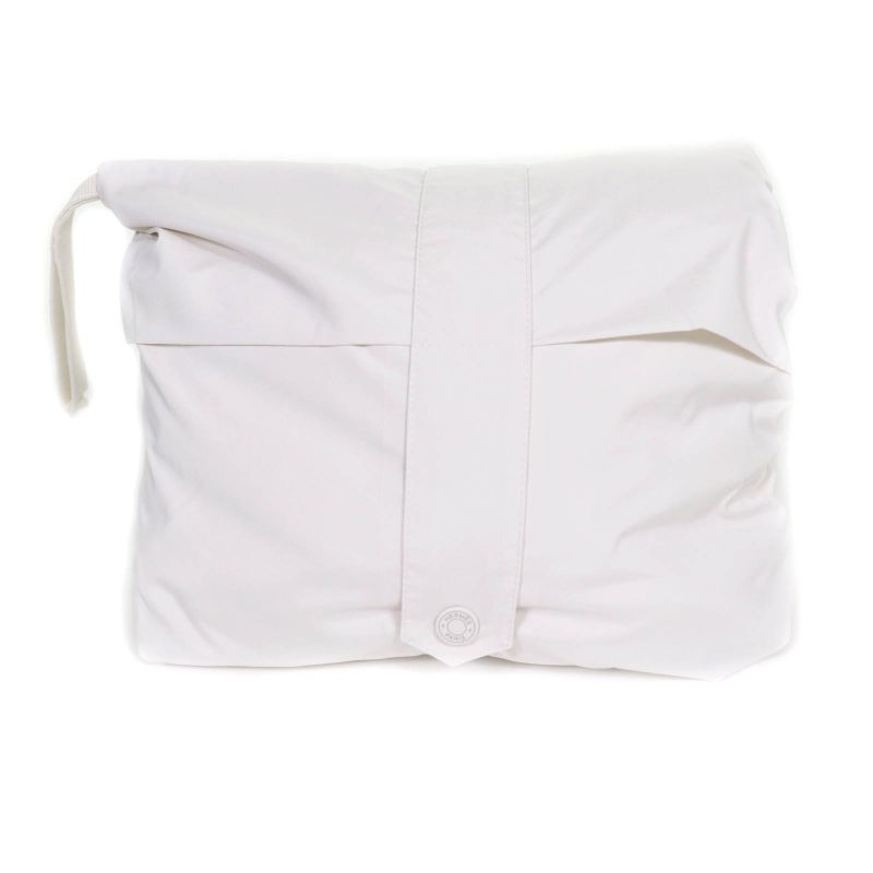 Hermes 24AW 4h0169dr Pocketable Serie Rubber Patched Zip Up Down Vest Blanc 34