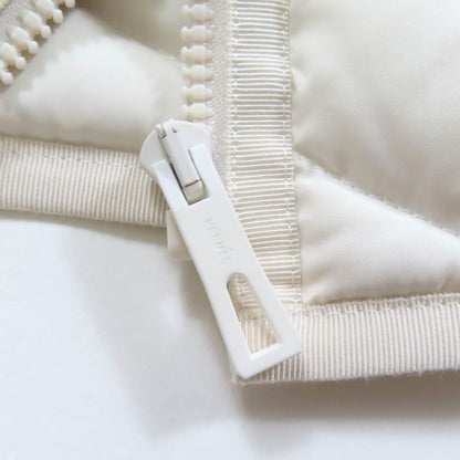 Hermes 24AW 4h0169dr Pocketable Serie Rubber Patched Zip Up Down Vest Blanc 34