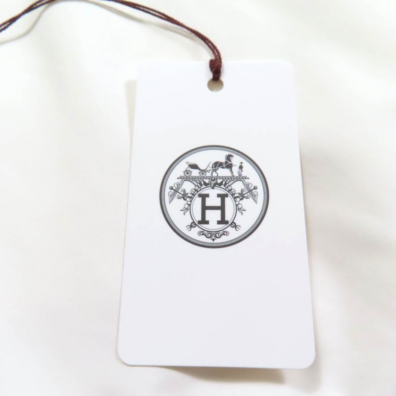 Hermes 24AW 4h0169dr Pocketable Serie Rubber Patched Zip Up Down Vest Blanc 34