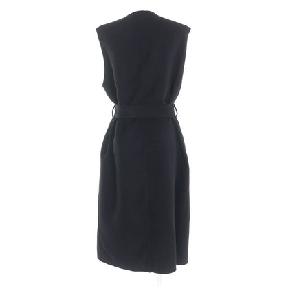 Hermes 24SS 4e0177dc 100% Cashmere With Serie Buttons Belt Wrap Long Gilet Vest