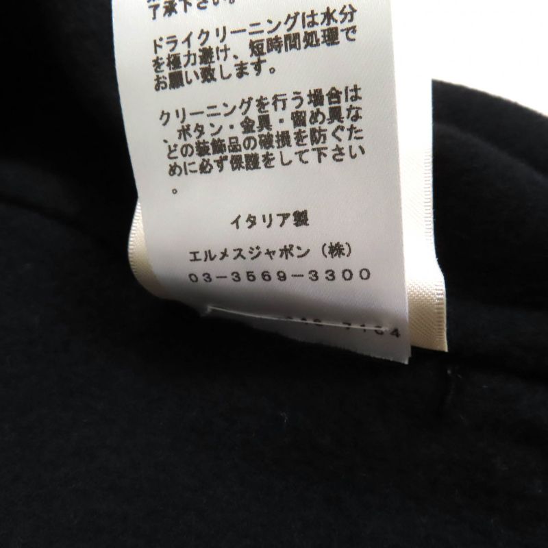 Hermes 24SS 4e0177dc 100% Cashmere With Serie Buttons Belt Wrap Long Gilet Vest