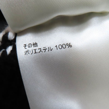 Louis Vuitton 22AW 100% Cotton LV Logo Patch Striped Knit Dress Black White XS