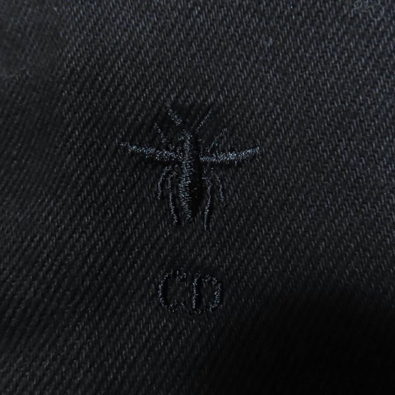 Christian DIOR 22AW 242v51a3374 100% Cotton BEE Embroidery Balloon Silhouette