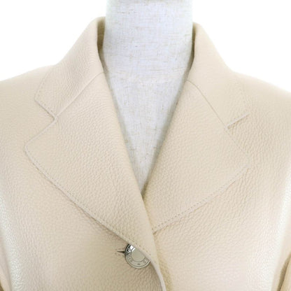 Hermes 2024 H4h1205d2 Deerskin Riding Jacket With Serie Buttons Leather Jacket