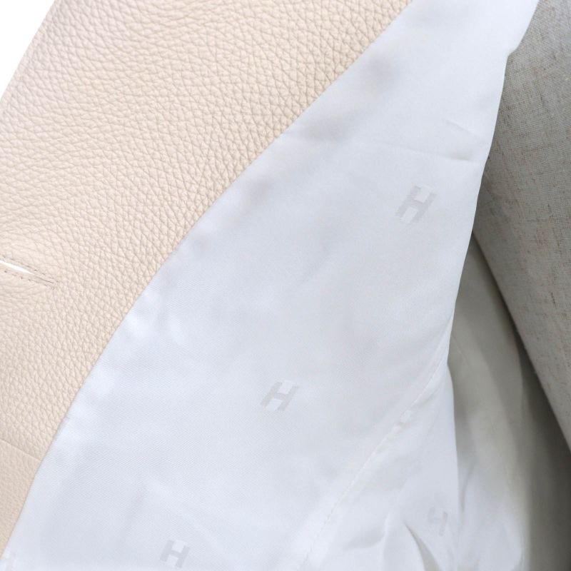 Hermes 2024 H4h1205d2 Deerskin Riding Jacket With Serie Buttons Leather Jacket