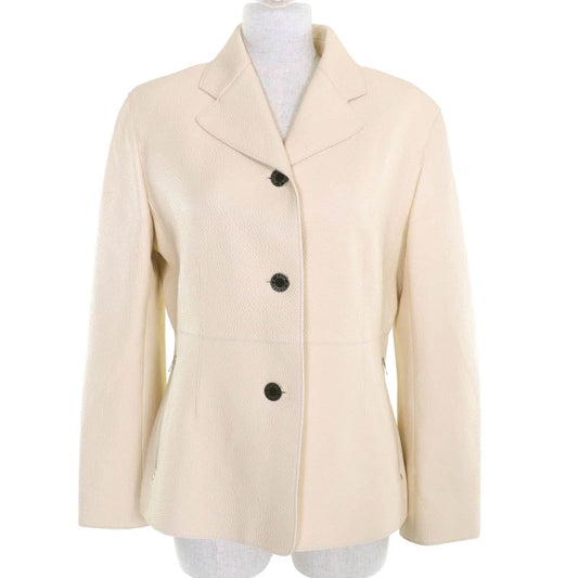 Hermes 2024 H4h1205d2 Deerskin Riding Jacket With Serie Buttons Leather Jacket