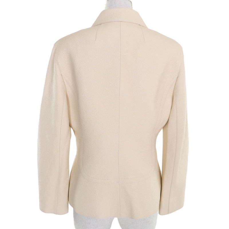 Hermes 2024 H4h1205d2 Deerskin Riding Jacket With Serie Buttons Leather Jacket