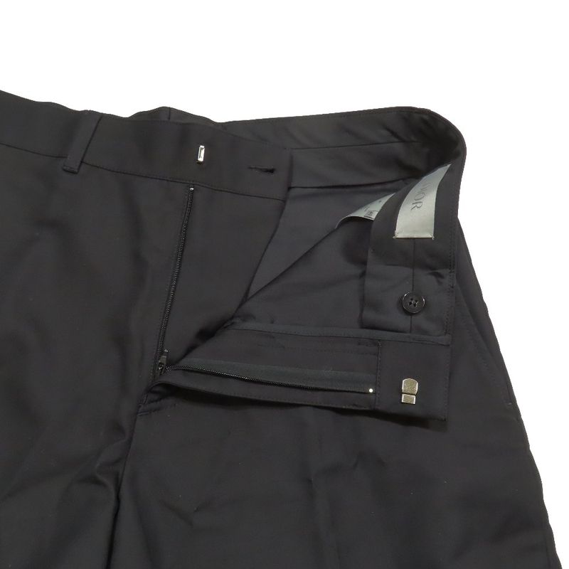 22ss Dior Hem Floral Design Slacks Tapered Pants Rose Hem Floral Design Cotton