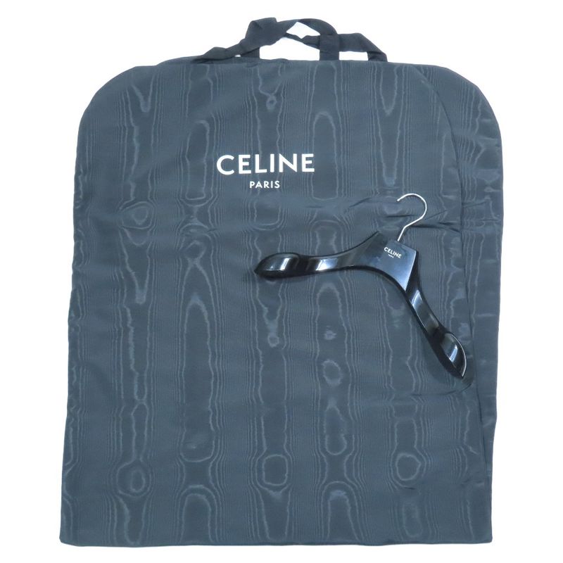 Celine Eddy Period Double Face Cashmere Coat Triomphe Logo Button Macadam