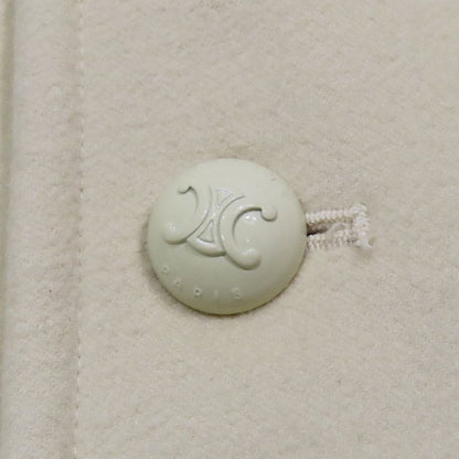 Celine Eddy Period Double Face Cashmere Coat Triomphe Logo Button Macadam