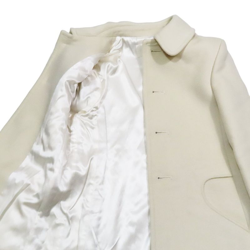 Celine Eddy Period Double Face Cashmere Coat Triomphe Logo Button Macadam