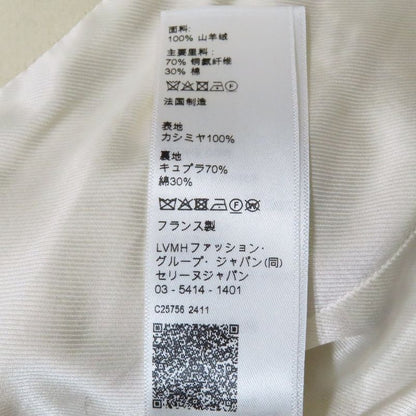 Celine Eddy Period Double Face Cashmere Coat Triomphe Logo Button Macadam