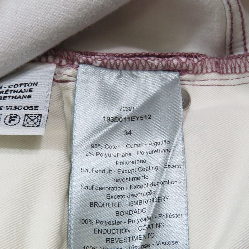 Unused 22ss Dior X Cactus Jack Cactus Jack Velour Slim Fit Pants Slacks Button