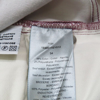 Unused 22ss Dior X Cactus Jack Cactus Jack Velour Slim Fit Pants Slacks Button