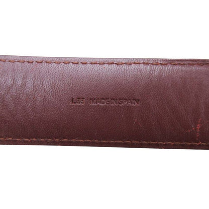 Cartier Must de Cartier Must Line Leather Belt Gold C Buckle Dove Type Bordeaux