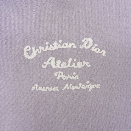 DIOR Homme 23SS 293j698a0531 Atelier Logo Embroidery Pullover Hoodie Purple L