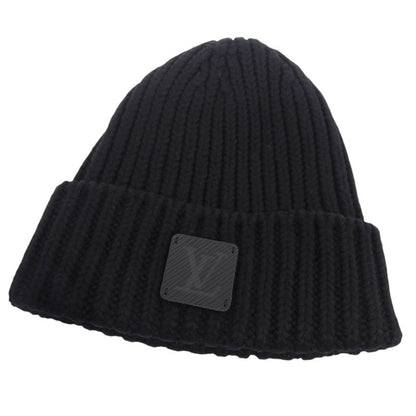 Louis Vuitton 2023 M79370 Beanie Epi Leather Hat With Logo Patch Knit Cap