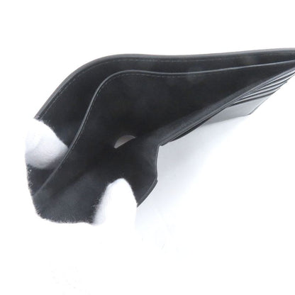 Balenciaga 594549 Logo Leather Bifold Compact Wallet Black With Box And Storage