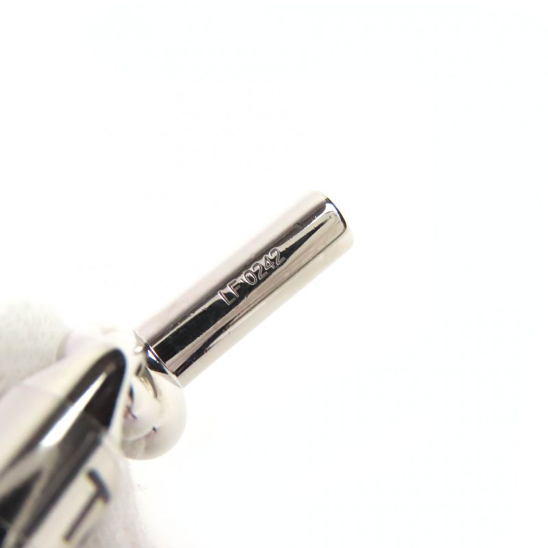 Hermes Grenand Dubretour Silver Hardware Bracelet Accessory Black With Box And