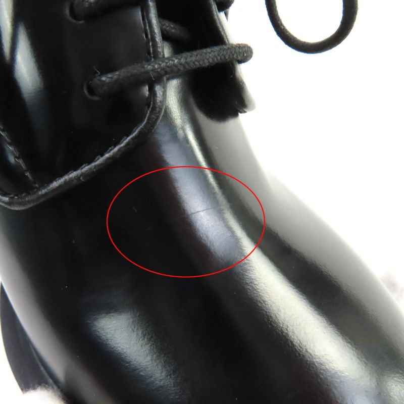 Prada 1e976m Triangle Logo Chunky Heel Leather Loafers Black 36 With Box And