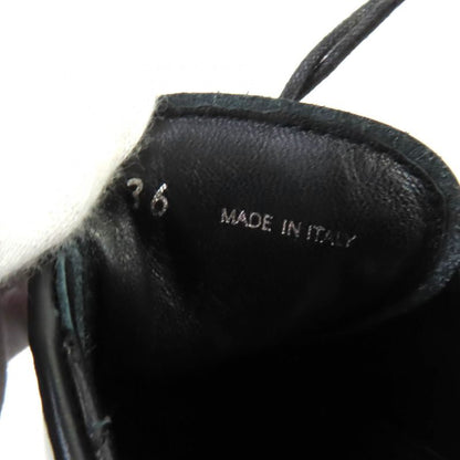 Prada 1e976m Triangle Logo Chunky Heel Leather Loafers Black 36 With Box And