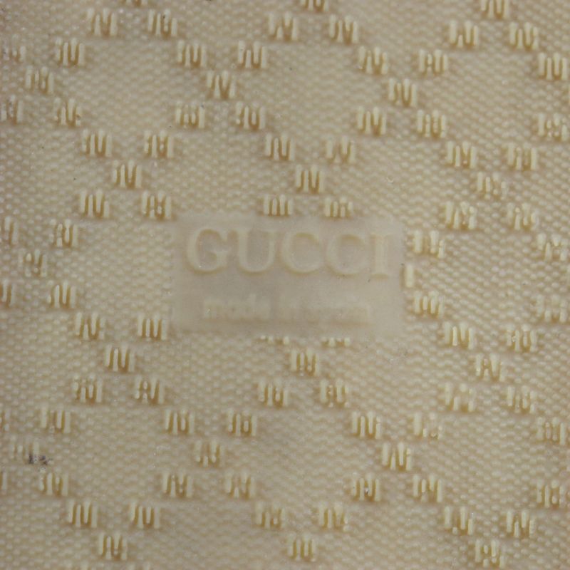 Gucci 567112 Espadrilles Micro GG Shimmer Leather Shoes Slip-on Black 8.5 With